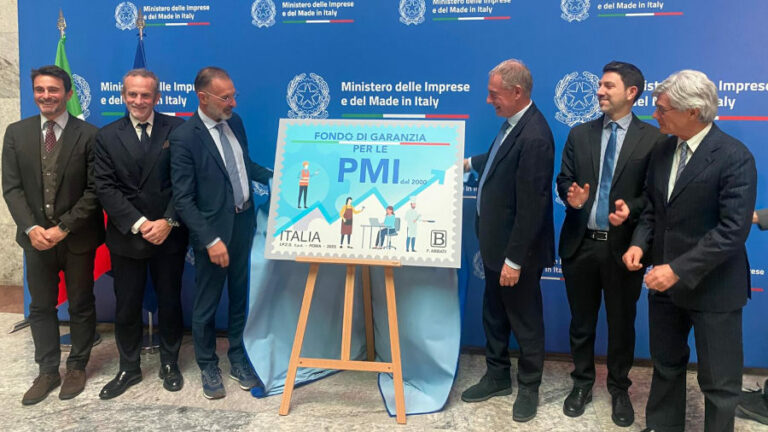 Mimit, presentato il francobollo dedicato al Fondo di Garanzia per le PMI
